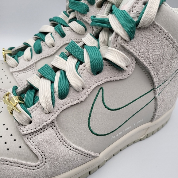 NEW 4.5 Youth | 6 Women Nike Dunk High SE Light Bone Sail First Use DD0733-001 - Picture 6 of 10